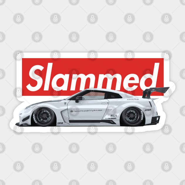 r36 liberty walk lbwk bodykit widebody stance turbo Sticker by cowtown_cowboy